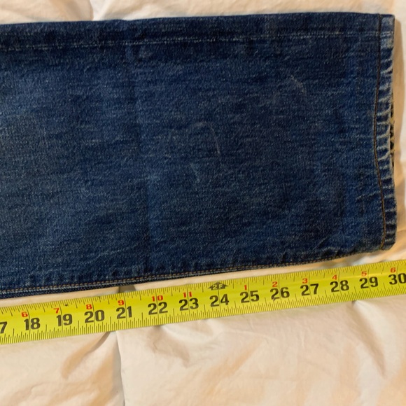 Men's Vince Rhodes Slim Straight Dark Blue Jeans - Picture 8 of 10